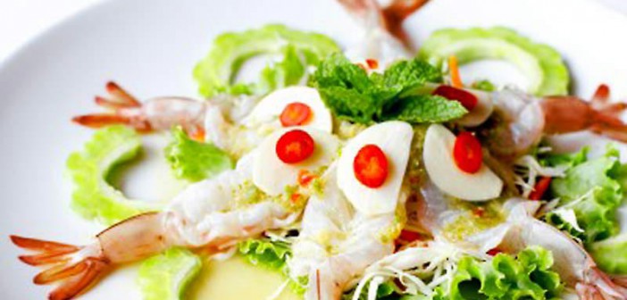 กุ้งแช่น้ำปลา